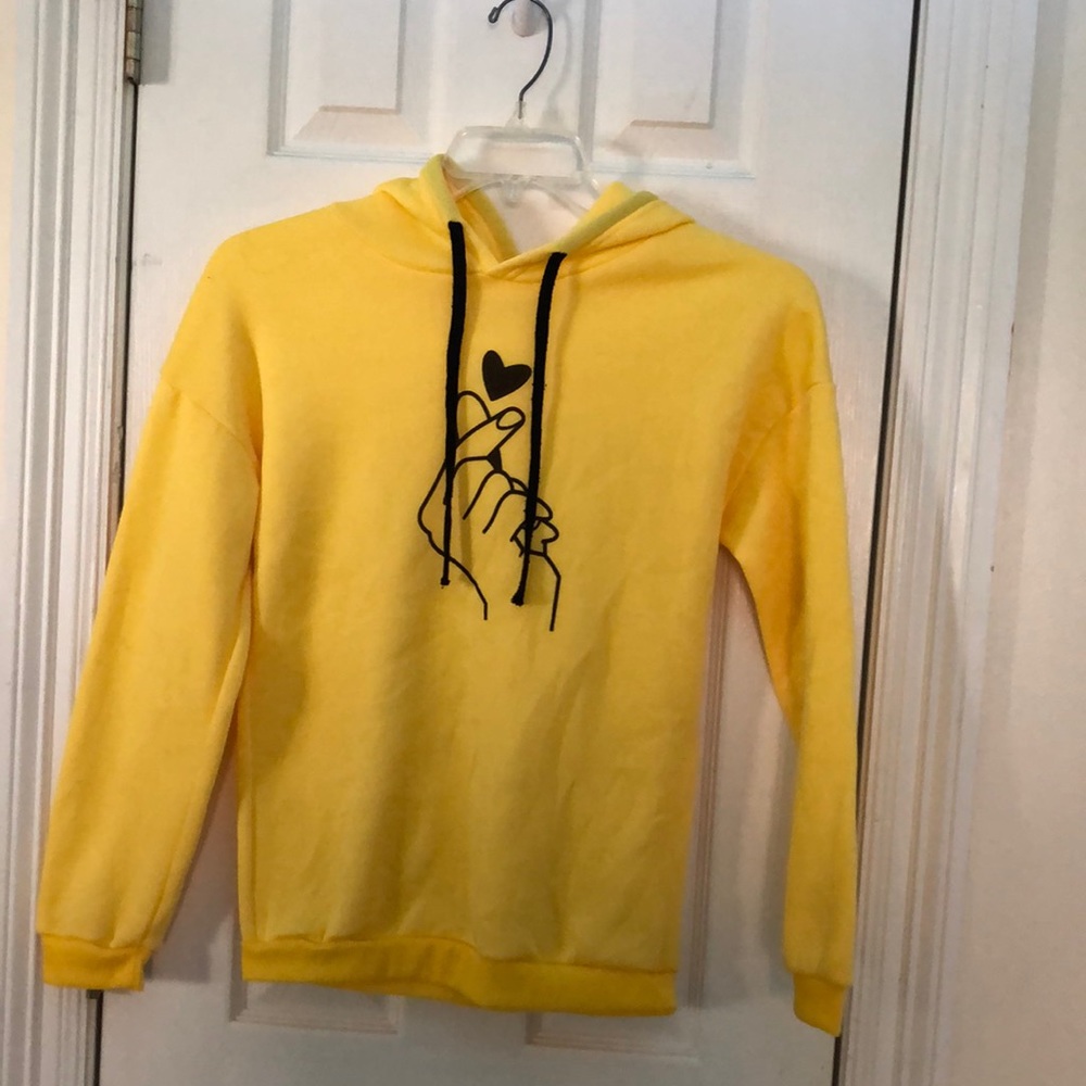 Cute yellow and black hoodie